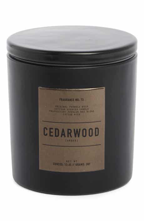 PORTOFINO CANDLES Cedarwood Amber Scented Candle
