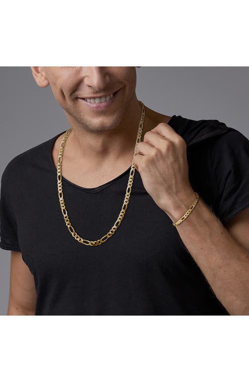 Delmar Figaro Chain Necklace & Bracelet Set In Gold