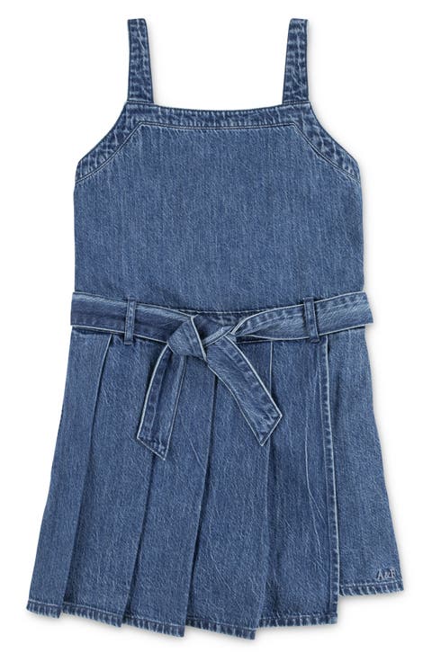 Kids' Pleated Denim Romper (Little Kid & Big Kid)