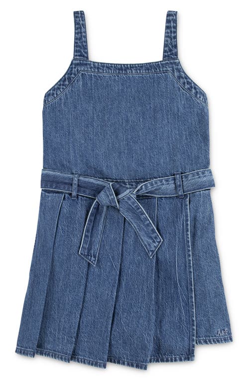 Abercrombie Girls Pleated Skort Dress In Blue