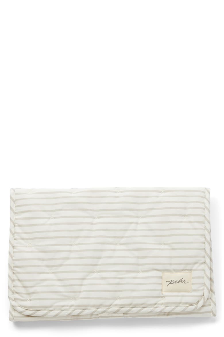 On the Go Coated Organic Cotton Changing Pad, Main, color, PEBBLE
