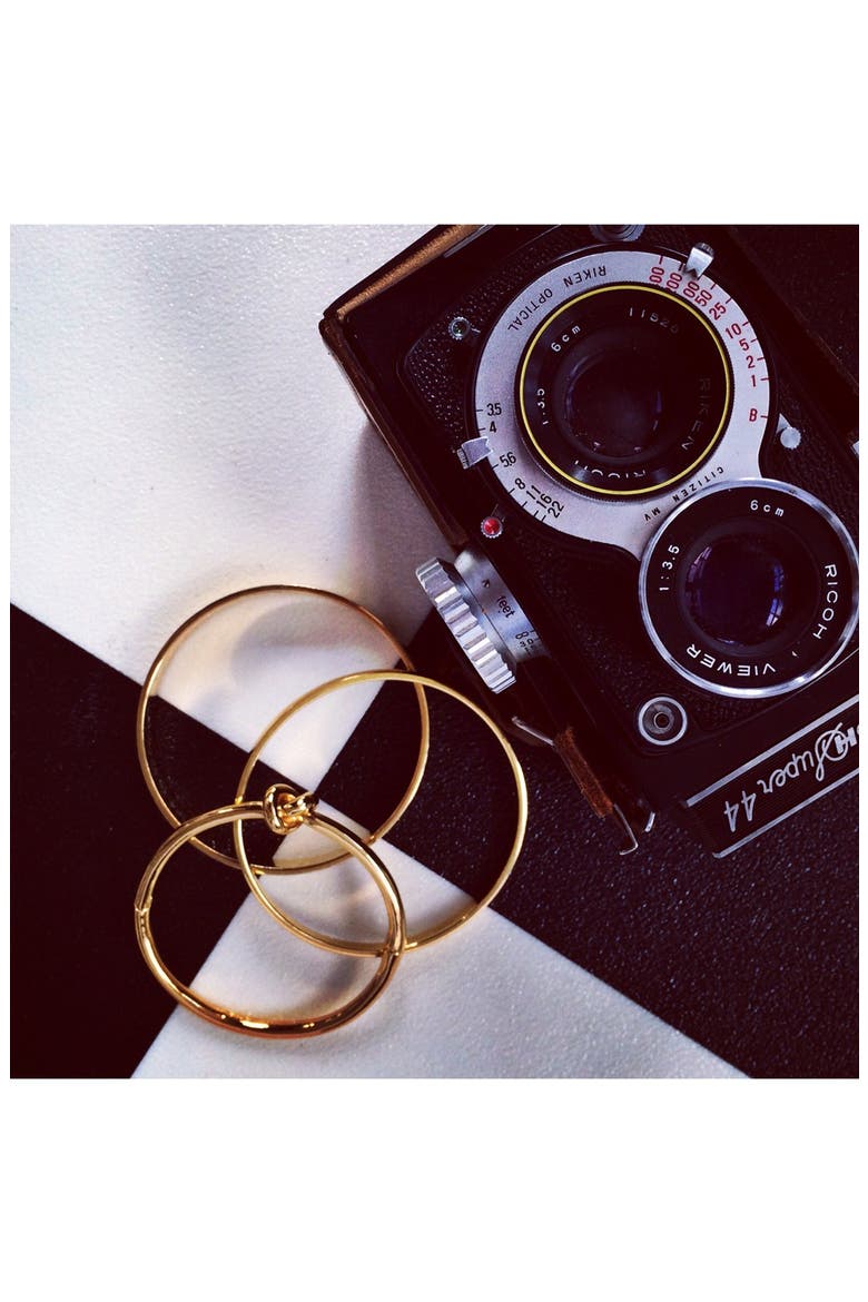 'idiom - good as gold' bangle, Alternate, color, GOLD