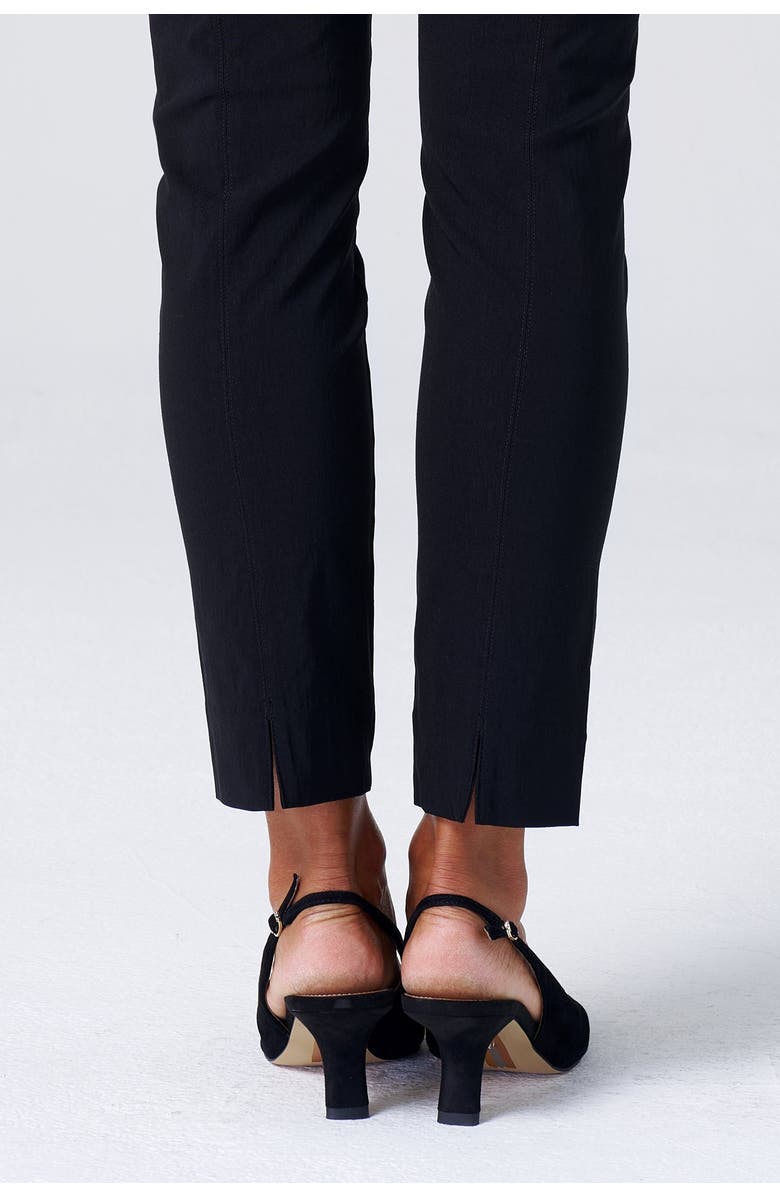 Franne Golde All Season Slim Stretch Ankle Pant with Back Slit, Alternate, color,