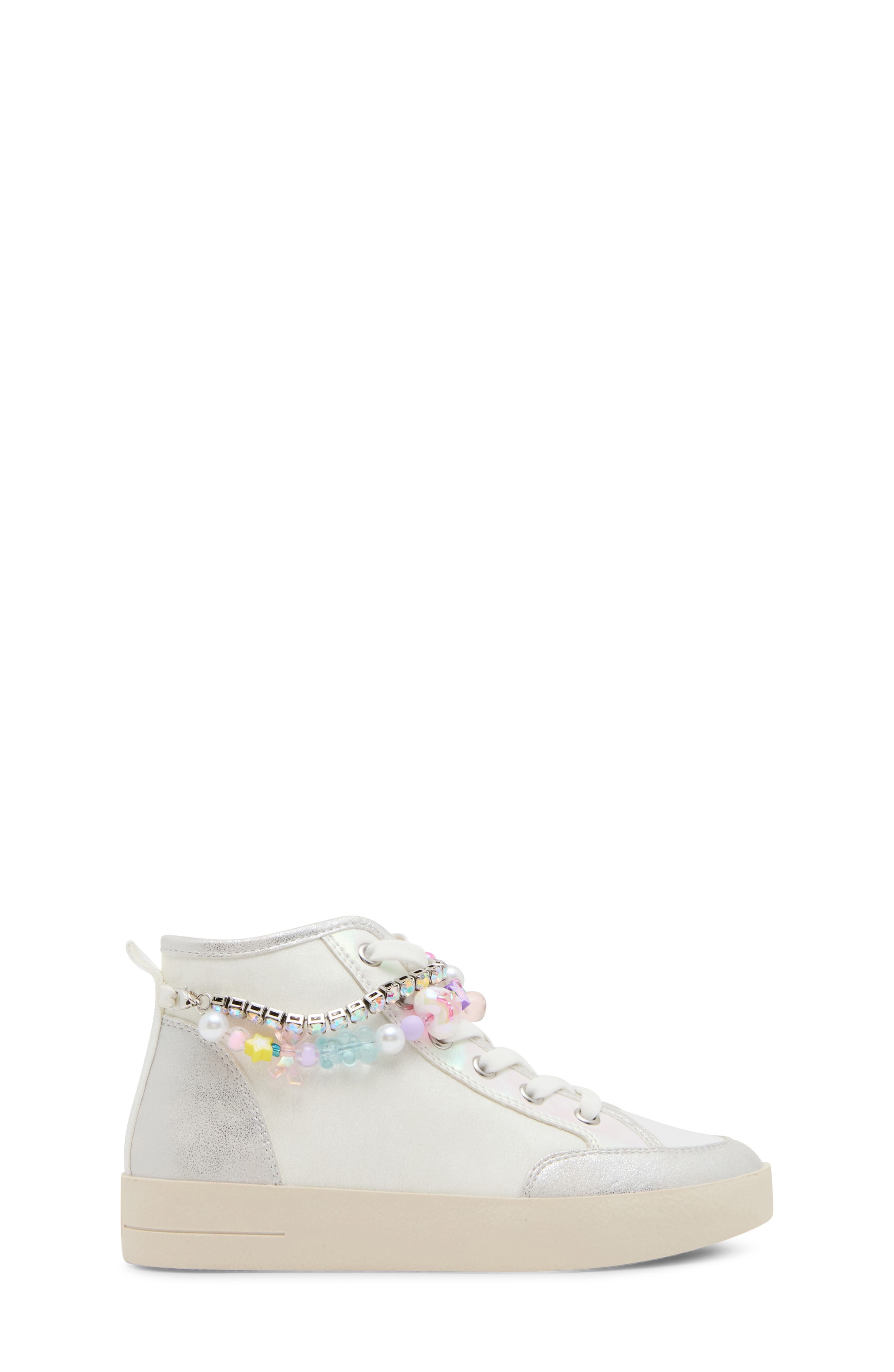 Kids' Jbelleza High Top Sneaker, Alternate, color, WHITE MULTI