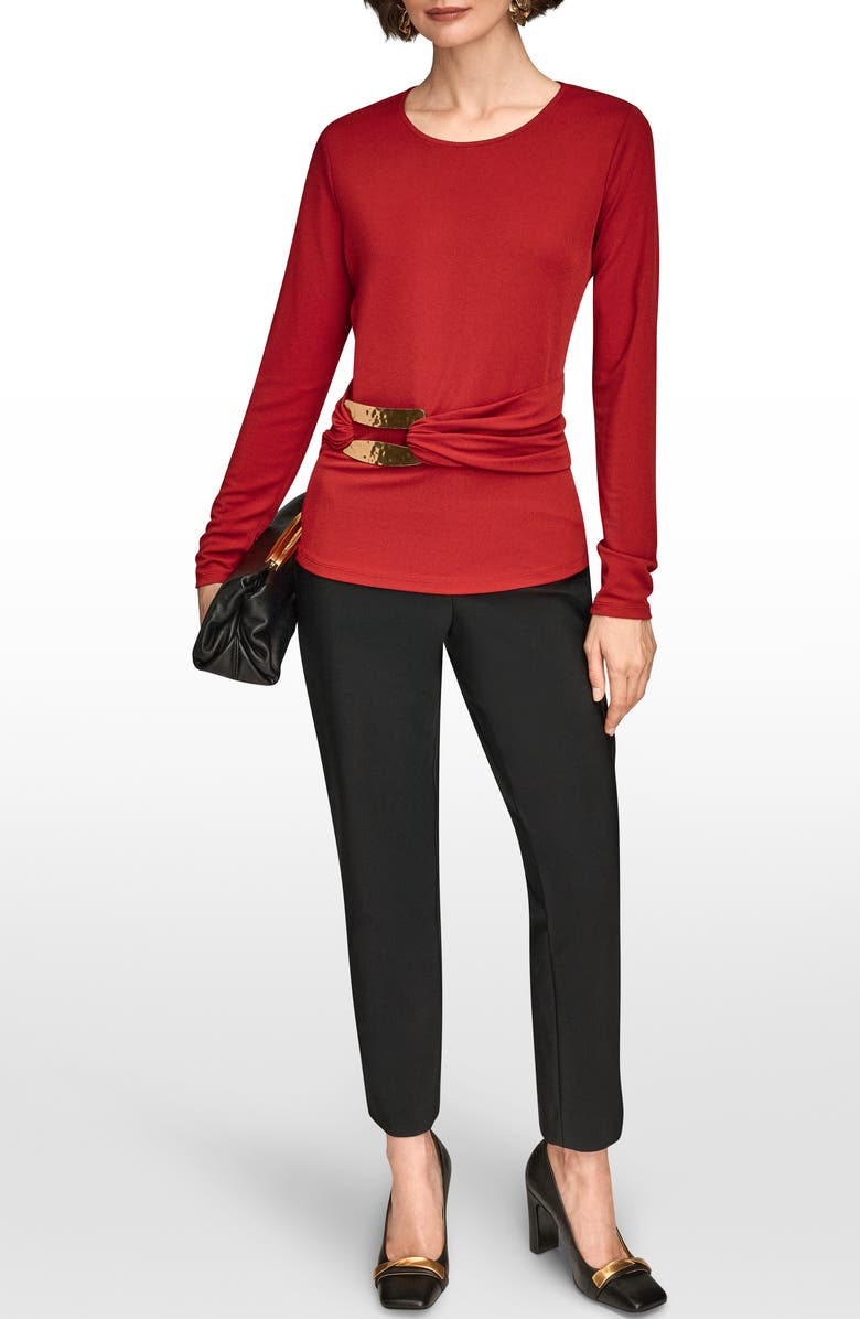 Donna Karan New York Bar Hardware Top, Alternate, color, Metropolitan Red
