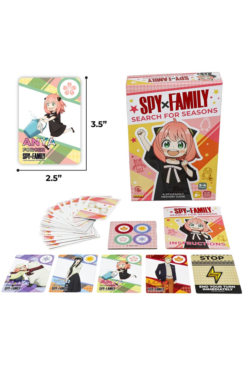 Spy x Family Classic Memory Game, Alternate, color, Multicolored