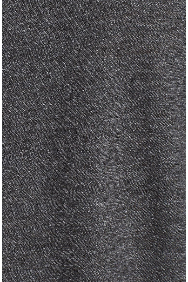 'Annie' Split Back Jersey Tee, Alternate, color, GRANITE