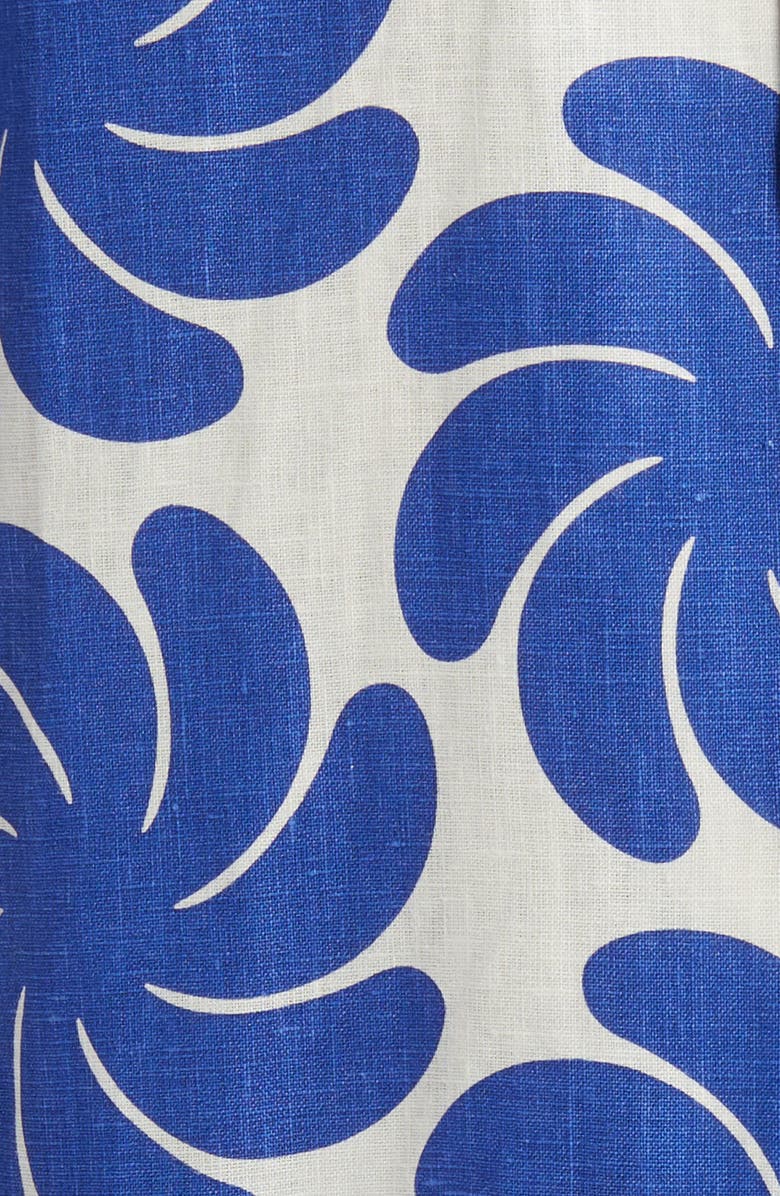 OAS Nebula Linen Camp Shirt, Alternate, color, Blue