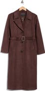 Bernardo Faux Suede Trench Coat