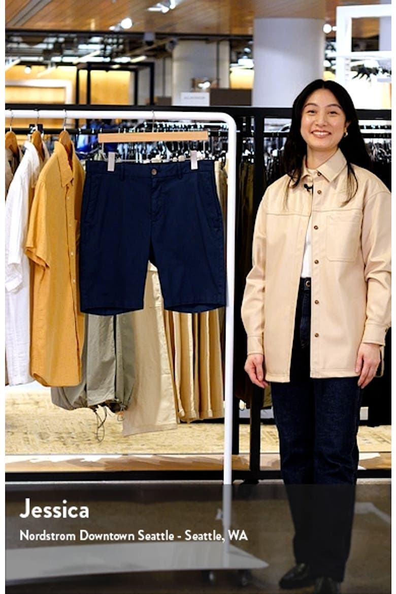 Stretch Cotton & Silk Shorts video