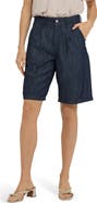 NYDJ Gwen Relaxed Denim Bermuda Shorts