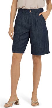 NYDJ Gwen Relaxed Denim Bermuda Shorts