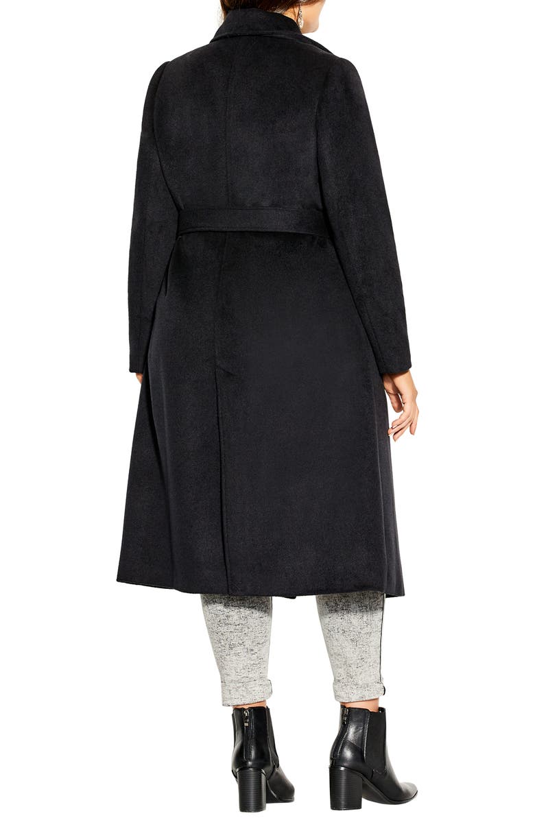 City Chic Money Maker Coat, Alternate, color,