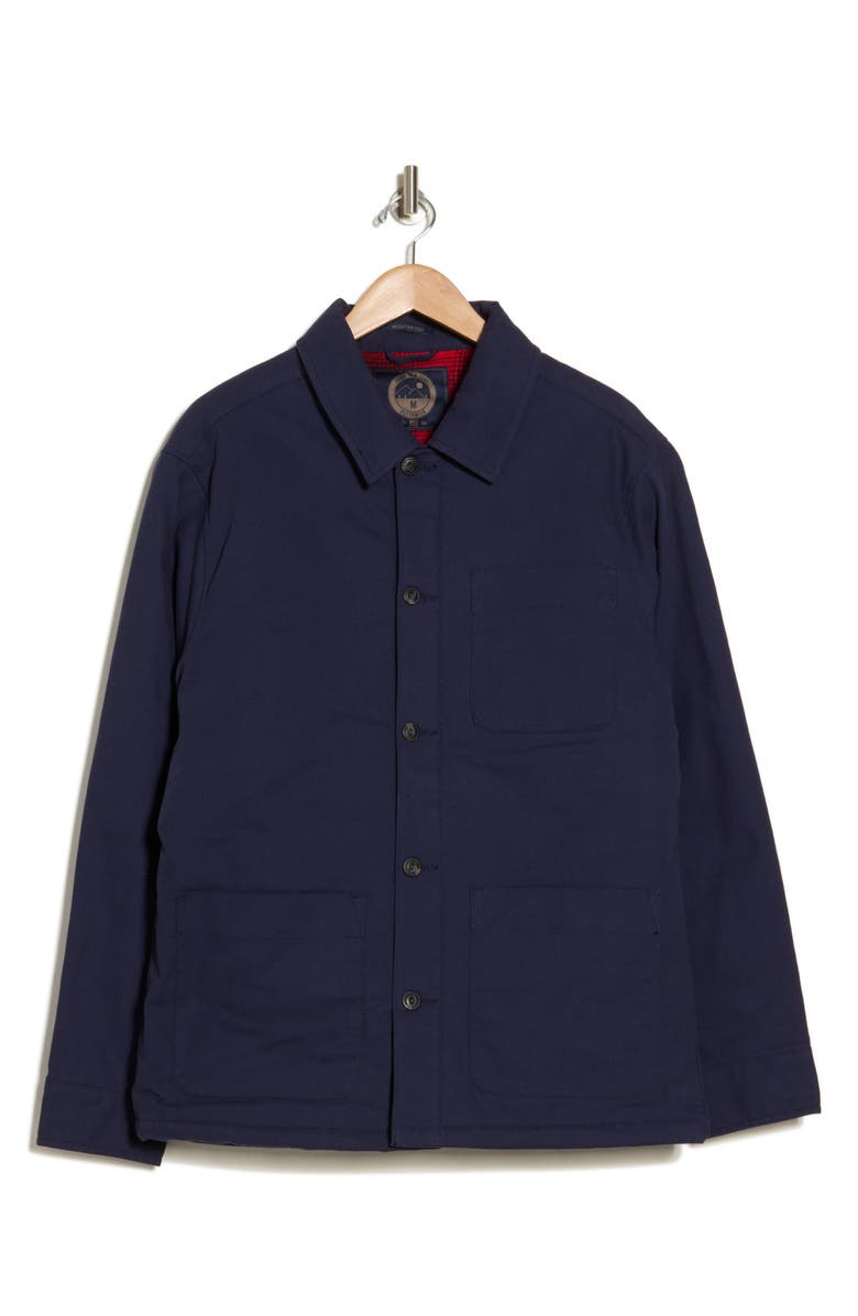 JACHS Wooster Stretch Cotton Canvas Chore Jacket, Alternate, color,