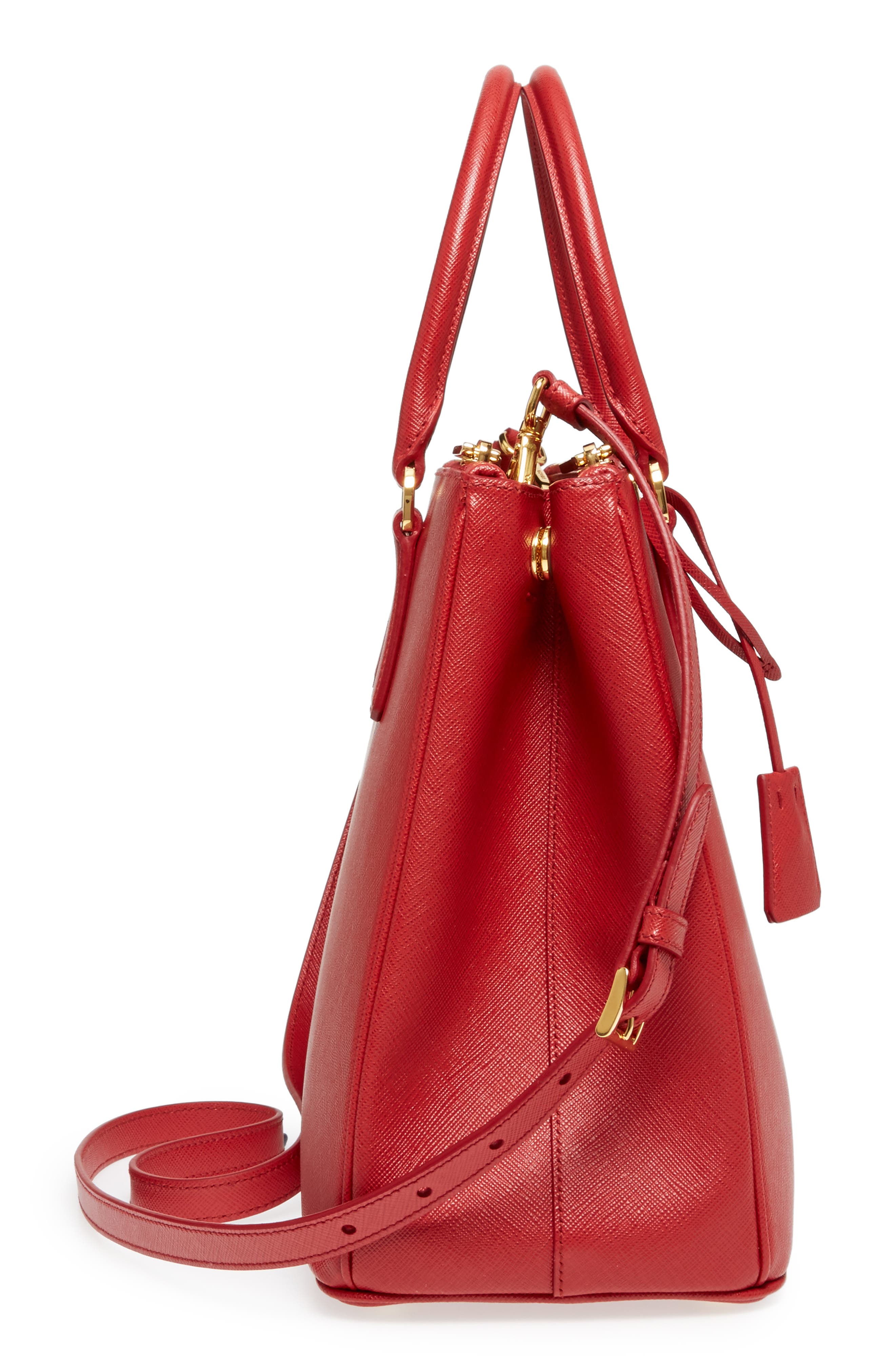 Prada Medium Galleria Saffiano Leather Tote, Alternate, color, 