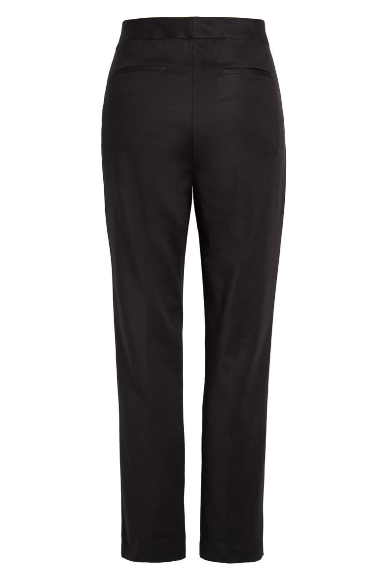 Front Zip Leggings, Alternate, color, RICH BLACK