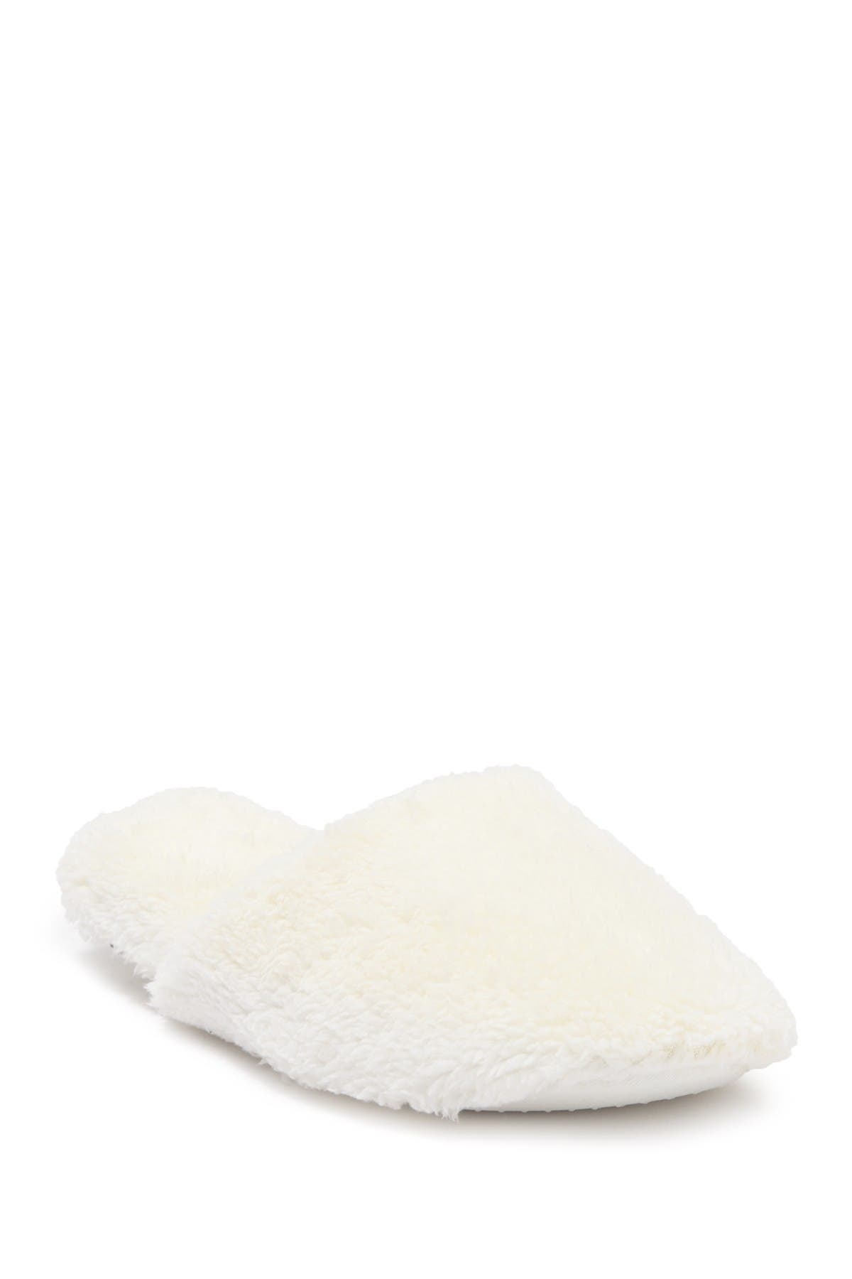 Faux Fur House Slipper, Main, color, IVORY