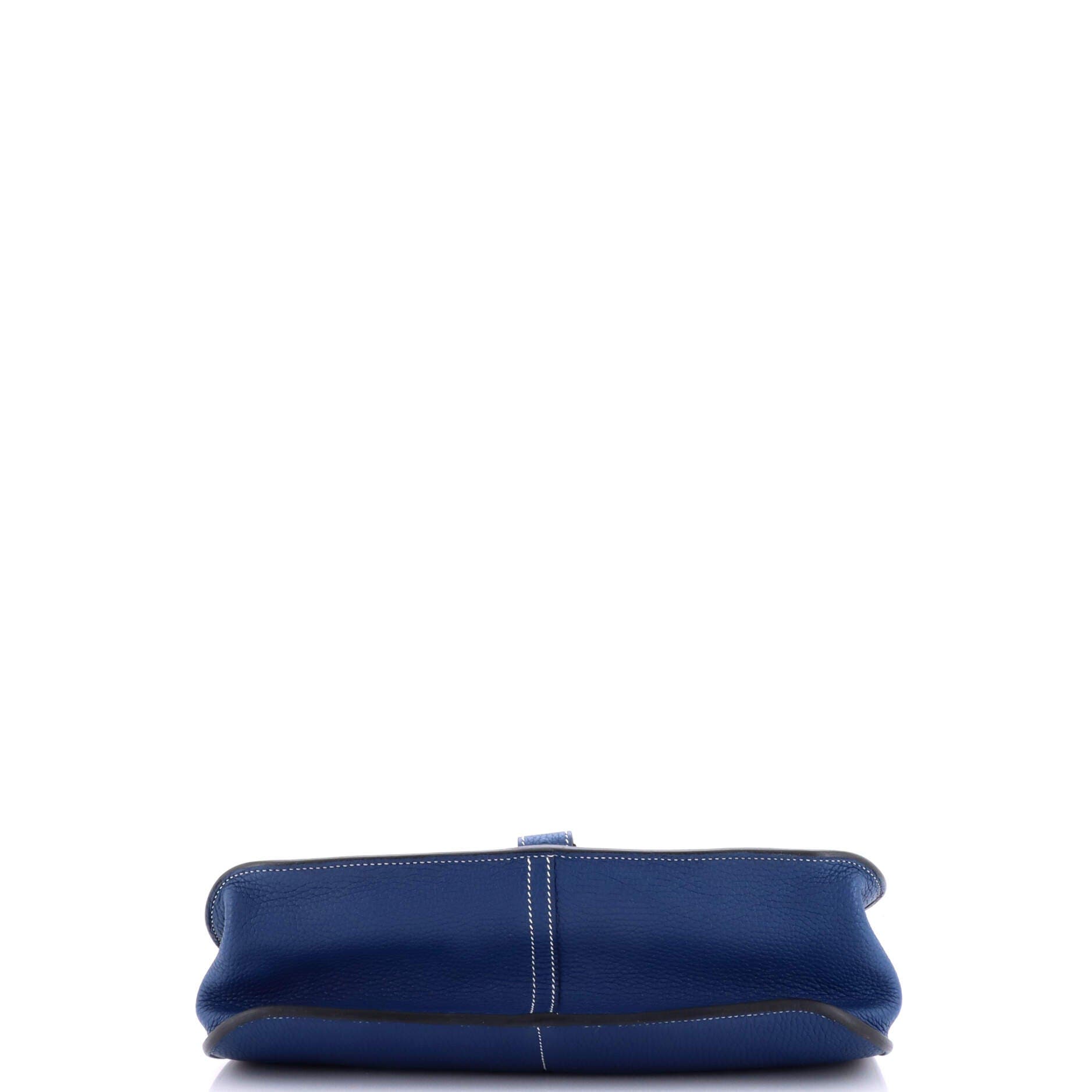 Pre-Owned Hermes Halzan Bag Clemence 31, Alternate, color, Deep Blue