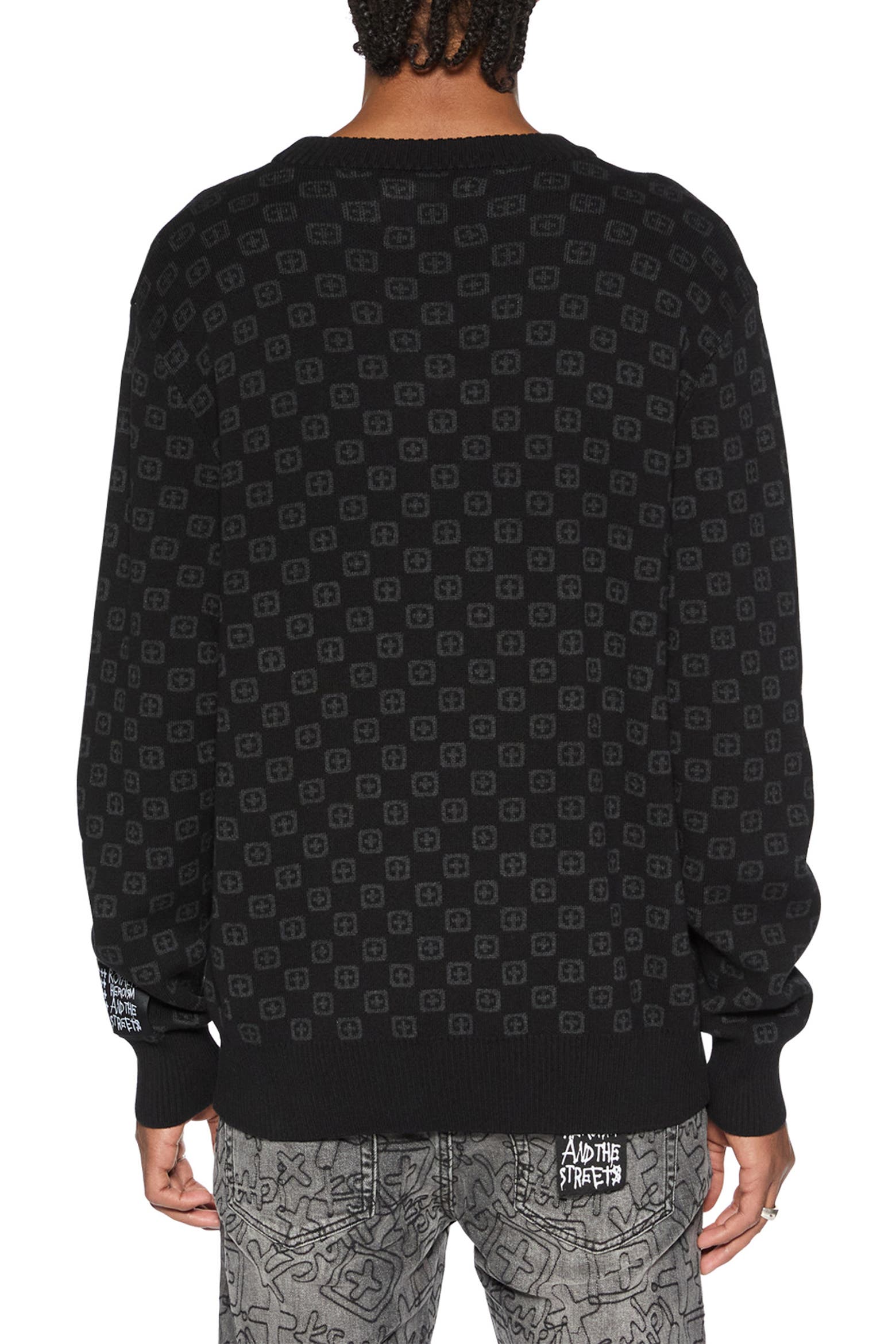 Box Jacquard Sweater (Men) | Nordstromrack