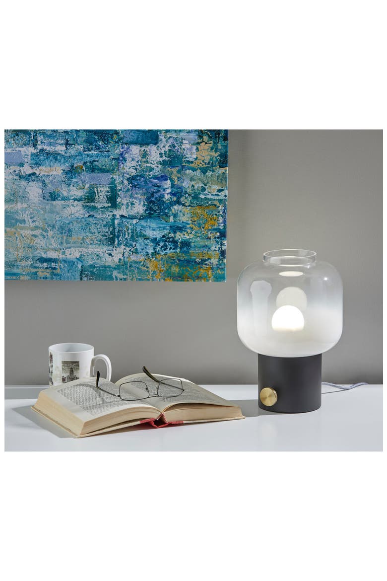 Lewis Table Lamp, Alternate, color, MATTE BLACK WITH ANTIQUE BRASS