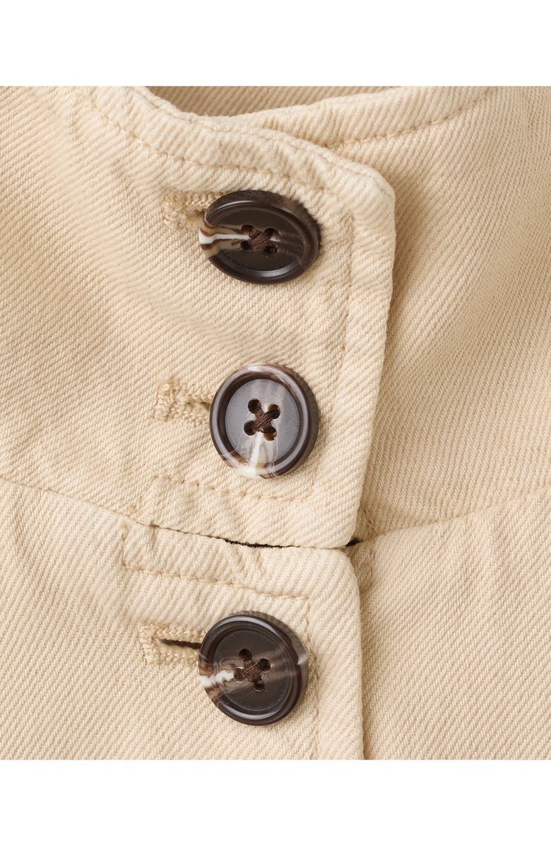 MANGO Cazadora Eugenie Jacket, Alternate, color, Vanilla