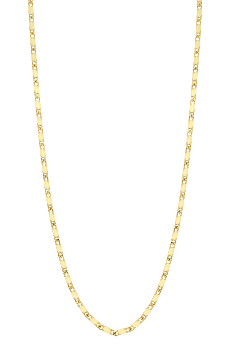 Bony Levy 14K Gold Everyday Bar Chain Necklace, Main, color, 