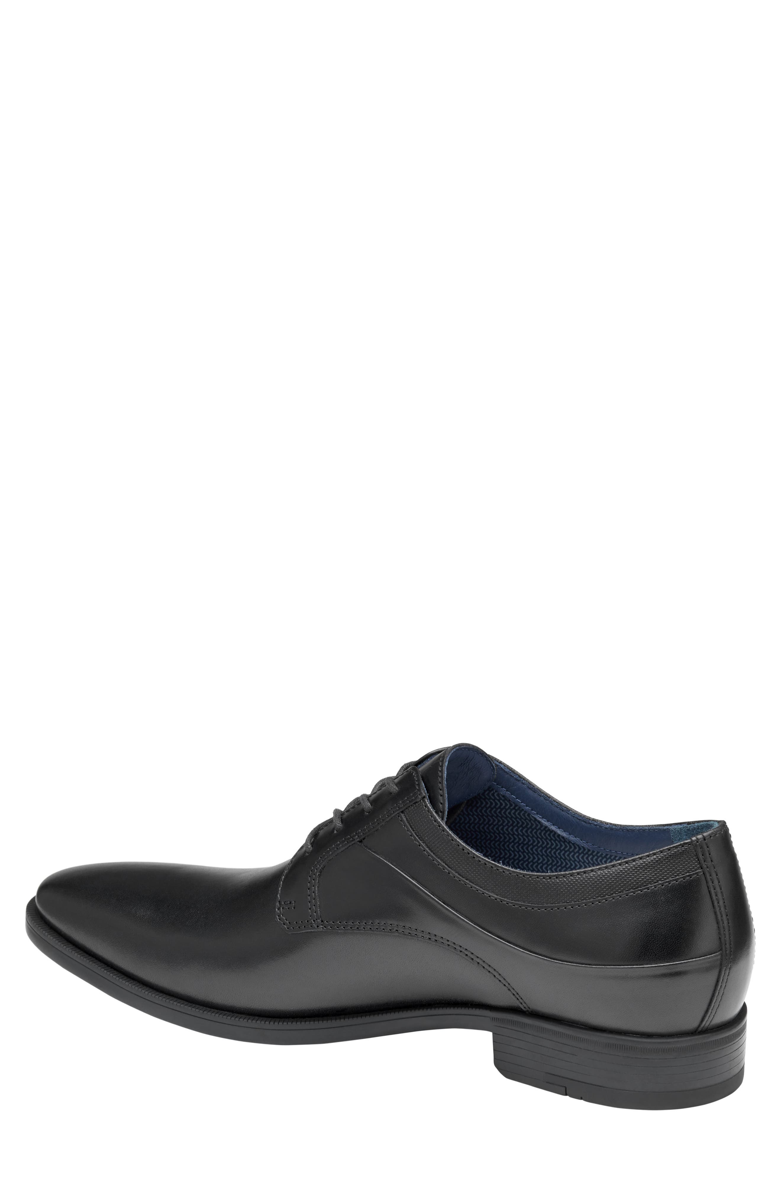 Johnston & Murphy Gibbons Plain Toe Derby, Alternate, color, Black Full Grain