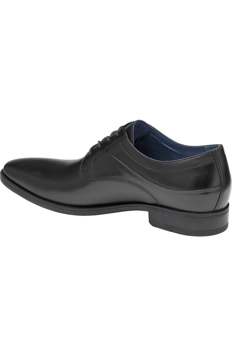 Johnston & Murphy Gibbons Plain Toe Derby, Alternate, color, Black Full Grain