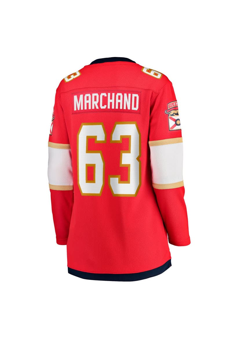 Women's Fanatics Brad Marchand Red Florida Panthers Home Breakaway Player Jersey, Alternate, color, Red