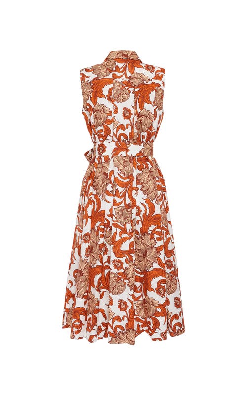 La Doublej Tootsie Dress With Lacey Ribbons Reef White In Reef White