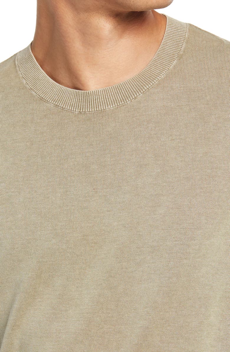 rag & bone Caleb Crewneck Sweater, Alternate, color, Sage