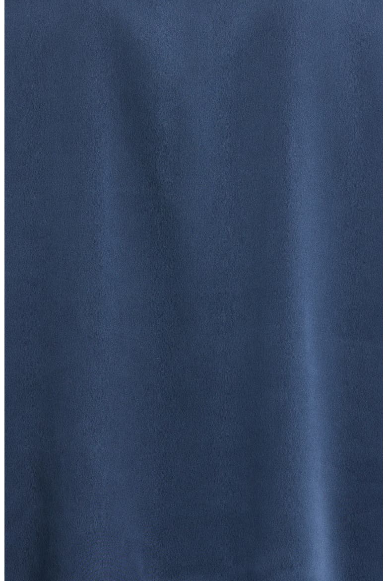 Washable Silk Crossover Pajamas, Alternate, color, DEEP BLUE