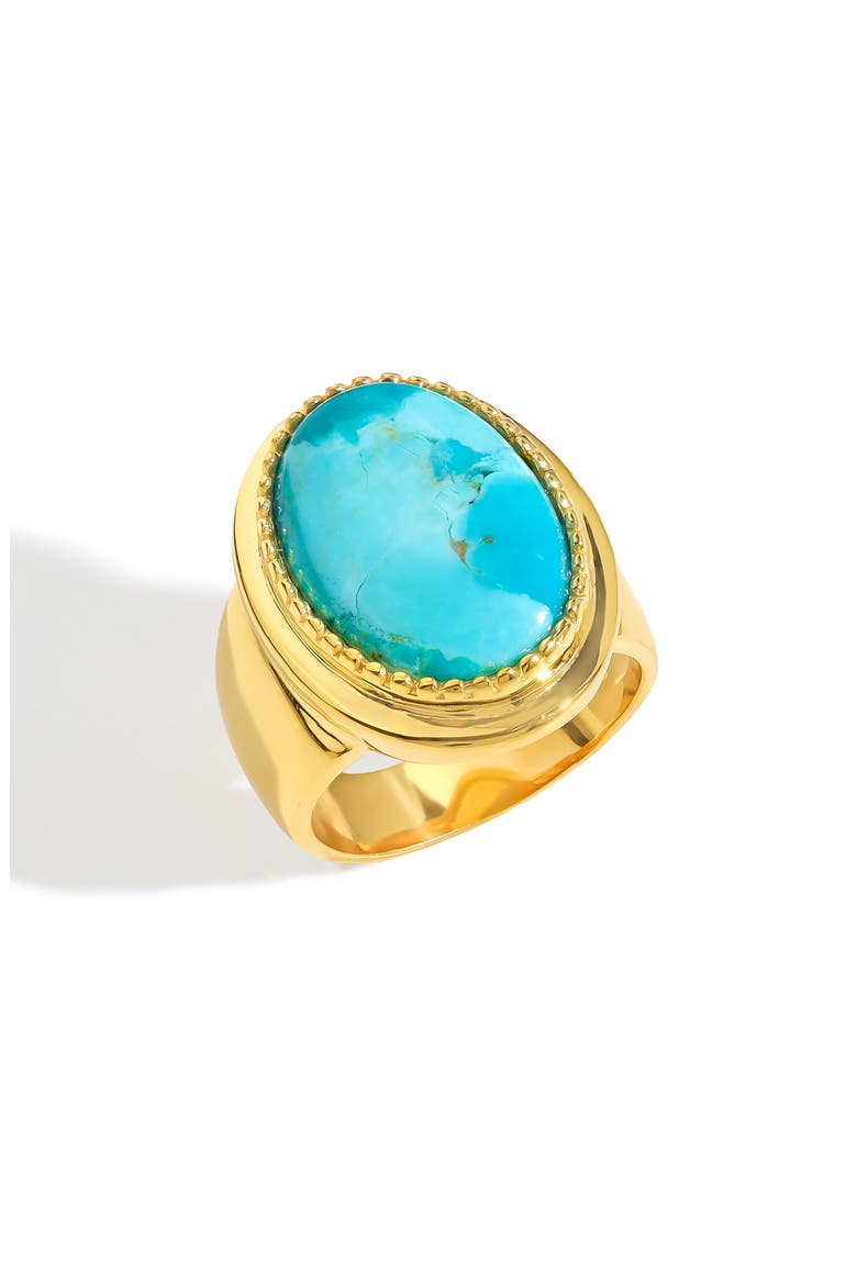 Mohave Turquoise Ring, Main, color, BLUE