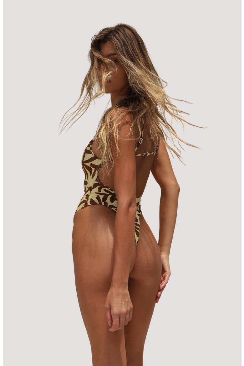 Tahlia One-Piece Swimsuit, Alternate, color, SUN SPUN
