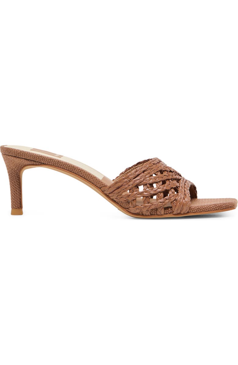 Dolce Vita Bowen Sandal, Alternate, color, Cognac Raffia