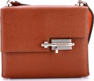 Pre-Owned Hermes Verrou Bag Chevre Mysore and Canvas Mini