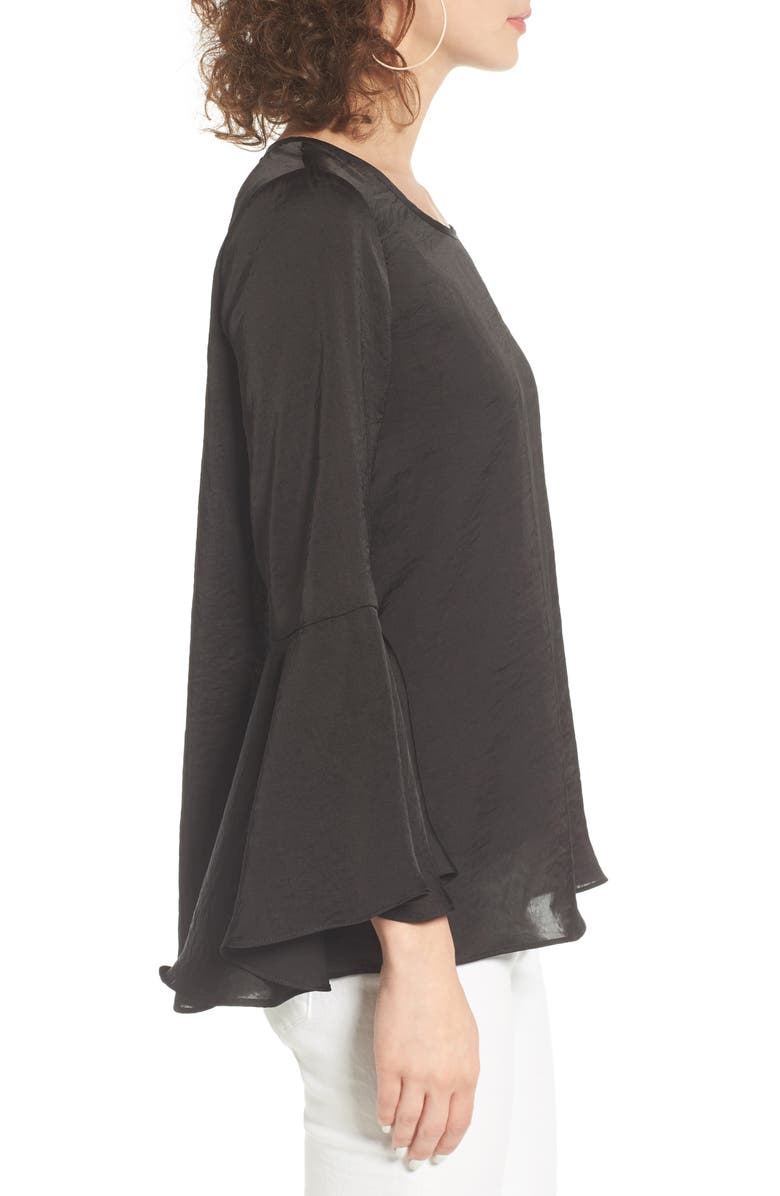Socialite Bell Sleeve Top, Alternate, color, 
