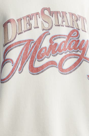 Warm-Up Colorblock Short Sleeve Cotton Graphic Sweatshirt