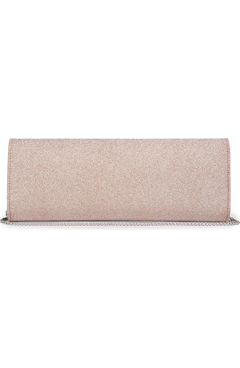 LK Bennett Lucille Glitter Envelope Clutch, Alternate, color, Lipstick Pink