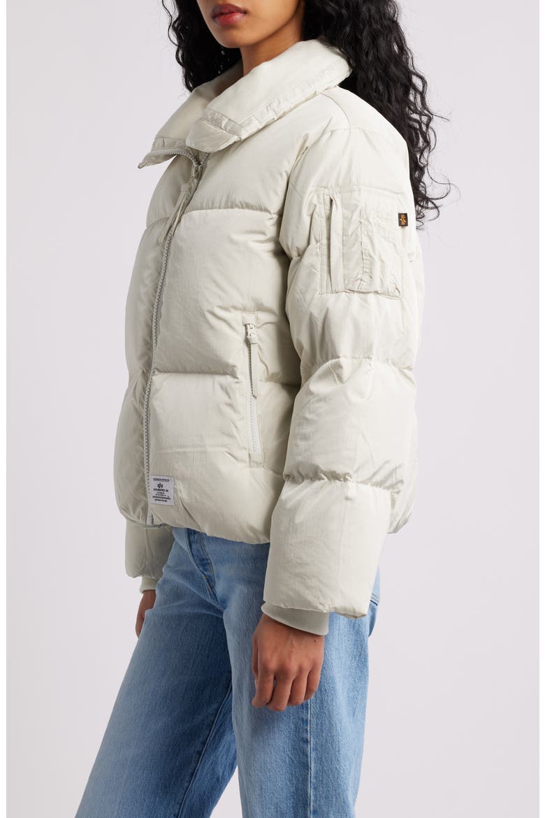 Sierra Puffer Jacket, Alternate, color, DUNE WHITE