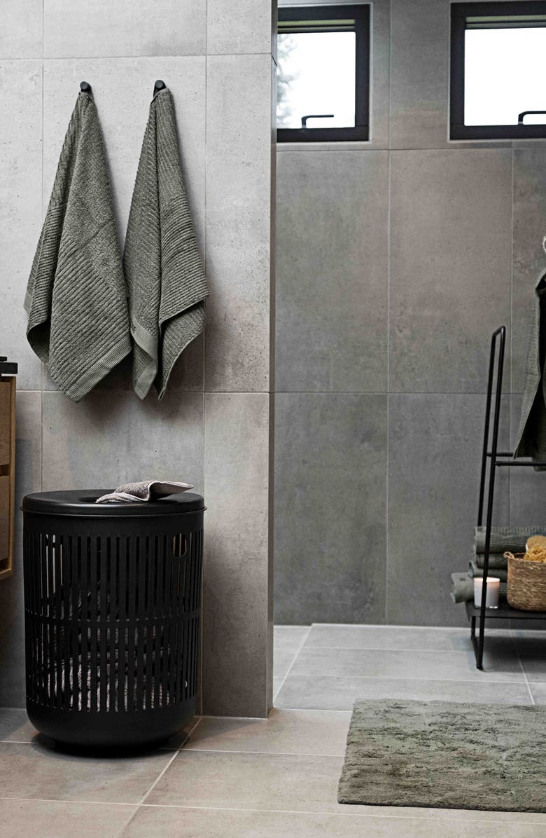 Zone Denmark Ume Laundry Basket with Lid, Alternate, color, Black