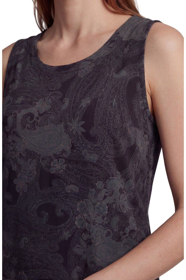 Paisley Explosion Womens Muscle Tank, Alternate, color, PAISLEY EXPLOSION BLACK