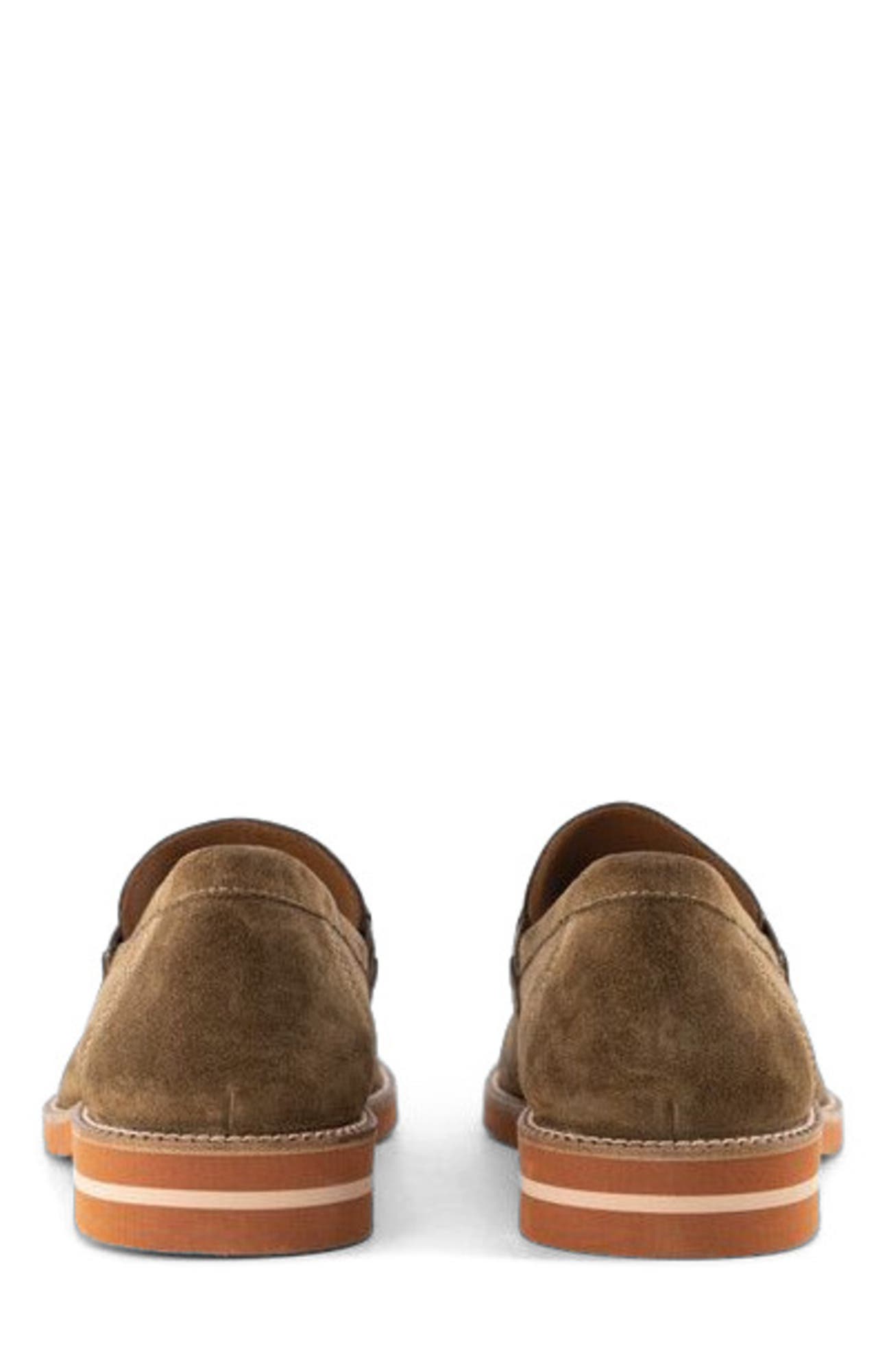 Anthony Veer Brighton Penny Loafer, Alternate, color, Cigar Suede