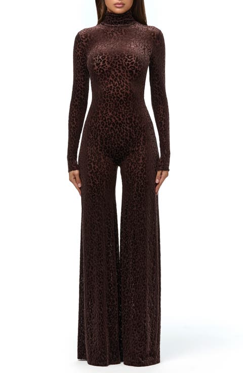 Burnout Wide Leg Jumpsuit