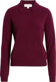 Nordstrom Cashmere Polo Sweater