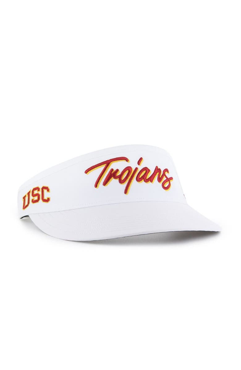 '47 Men's '47 White USC Trojans Melbourne brrr° Adjustable Visor, Main, color, White