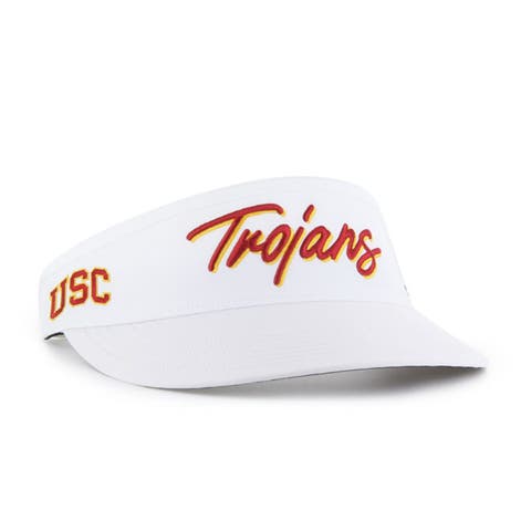 Men's '47 White USC Trojans Melbourne brrr° Adjustable Visor