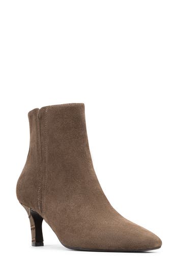 Donald Pliner Pointed Toe Bootie In Brown
