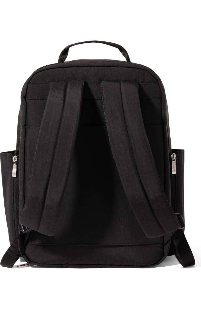 BAGGALLINI Coastal Flip Lock Laptop Backpack, Alternate, color, Black