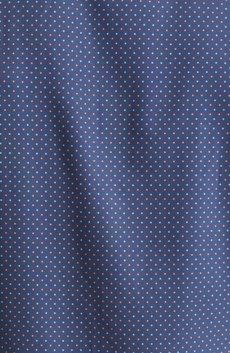 Mizzen+Main Leeward Dot Print Stretch Performance Button-Up Shirt, Alternate, color,